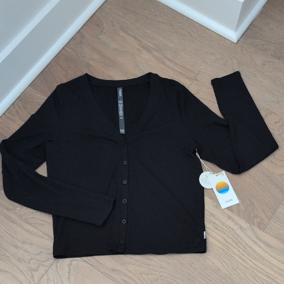 Vuori Tops - Vuori Pose Cardigan black Size s Women's Top Size L